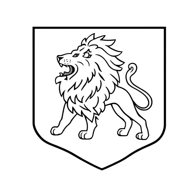 Aston Villa Lion tattoo design idea