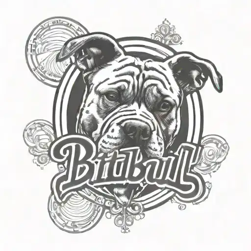 Pitbull paw print with Roman numerals of 12~07~2018 underneath and the name Sam in cursive writing in the paw  tattoo design idea