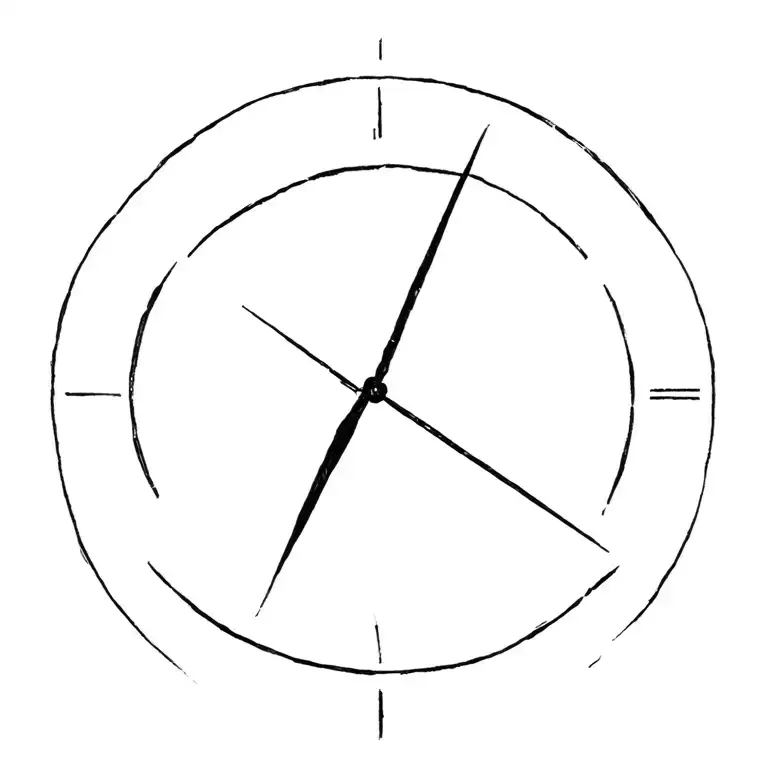 Time-speeding stand; a symbol of absolute destiny and the cycles of the universe. tattoo design idea
