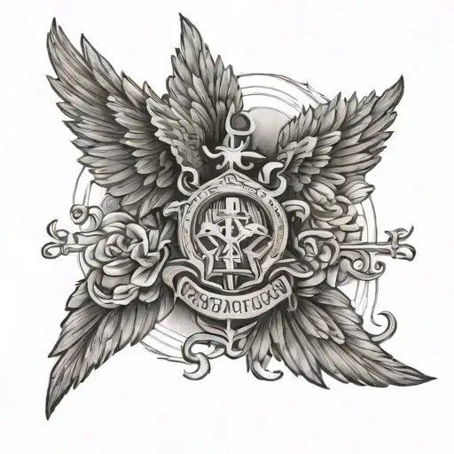 Self Discipline equals freedom tattoo design idea