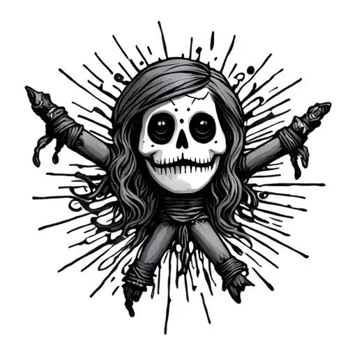 Voodoo Doll tattoo design idea