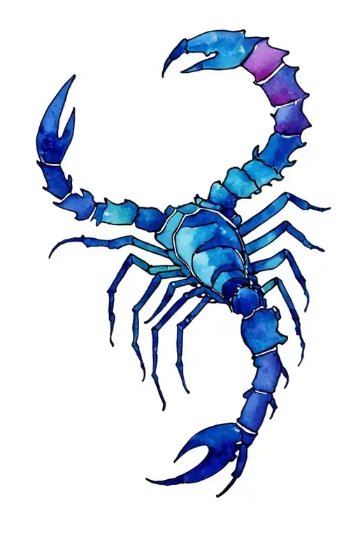 Scorpio tattoo design idea