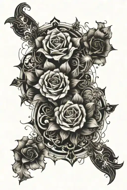 tuff and unique chritian tattoo forearm sleeve tattoo tattoo design idea