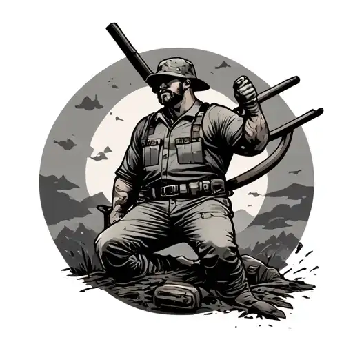 Lineman tattoo design idea