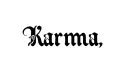 "Karma " tattoo design idea