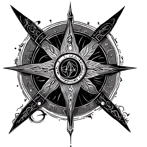 ancient symbols that give you power to ascend to a higher consciousness tattoo design idea