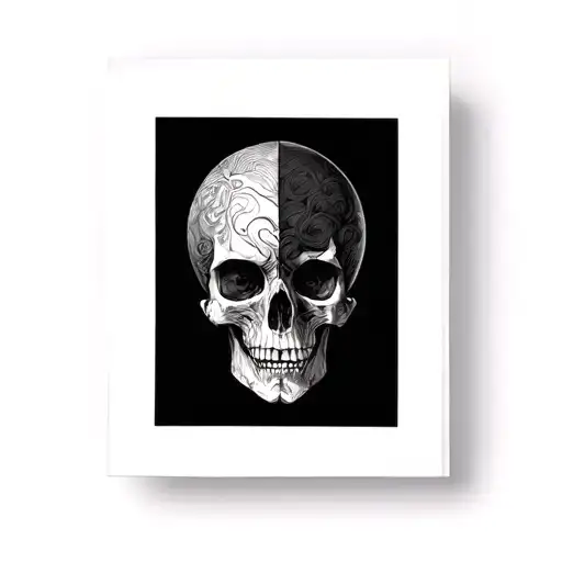 Stippling tattoo design idea