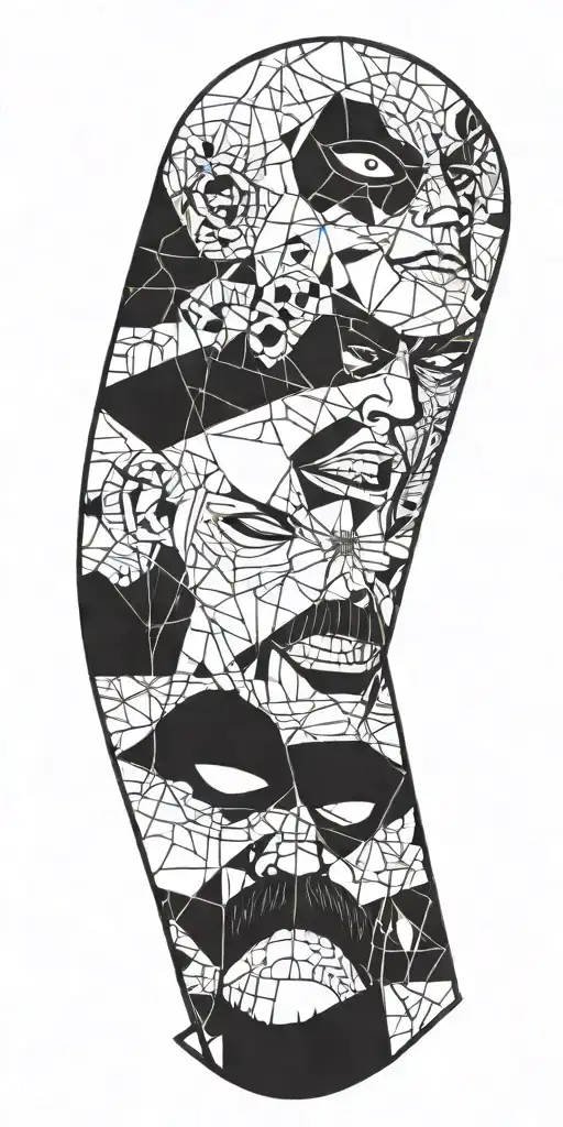 comics tattoo design idea