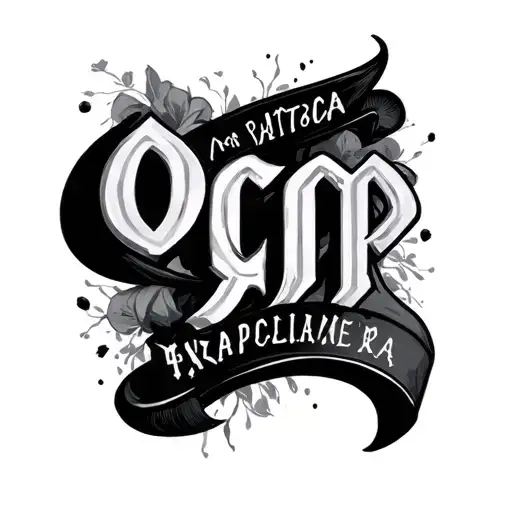 Oscar's name tattoo design idea