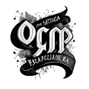 Oscar's name tattoo design idea