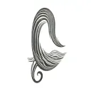 Filler Wave Patterns tattoo design idea