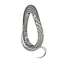 Filler Wave Patterns tattoo design idea