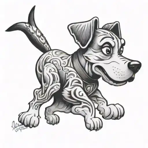 Underdog tattoo design idea