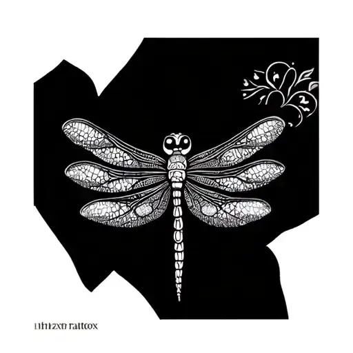 Dragonfly Mandala tattoo design idea