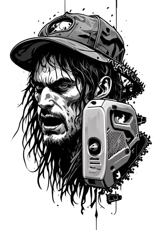 Makima chainsaw man tattoo design idea