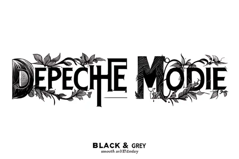 Depeche Mode tattoo design idea