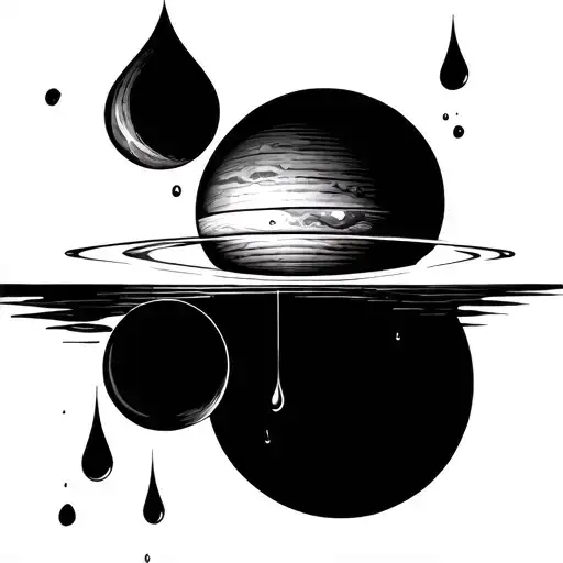 drops of jupiter minimalist tattoo tattoo design idea