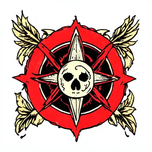 atheist tattoo design idea