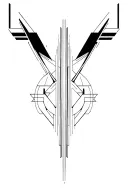 synthesizer cirquit geometric design tattoo design idea