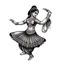 kathak tattoo tattoo design idea