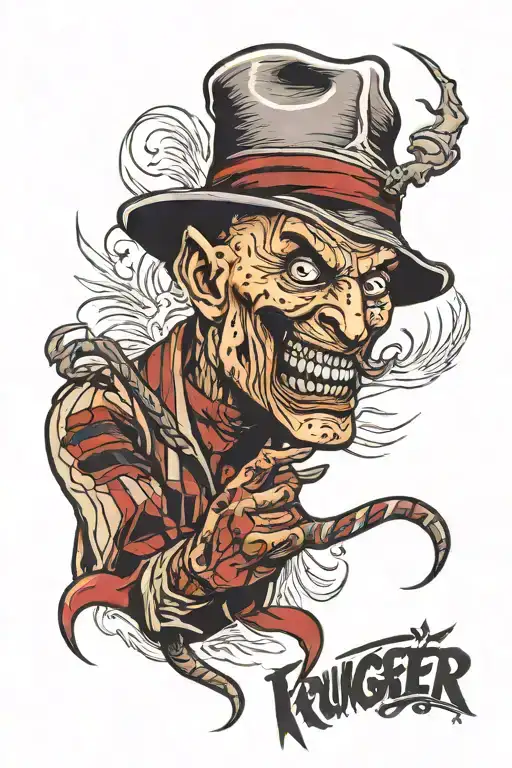 freddy krueger tattoo design idea