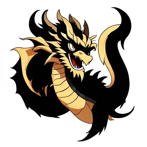 Aries Dragon tattoo design idea