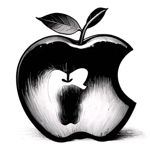 apple teacher tattoo design idea