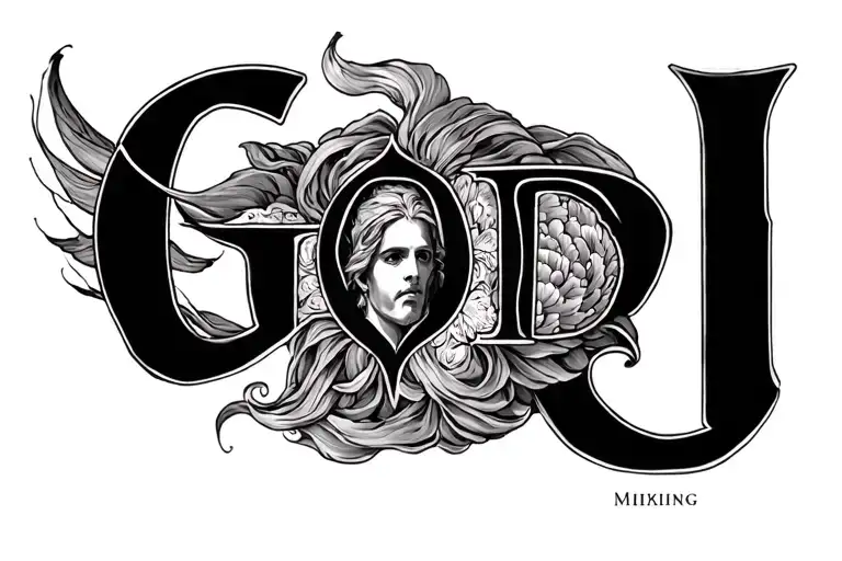 God willing tattoo design idea