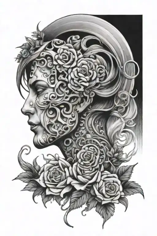 pain that grew into success Turning dreams tattoo design idea