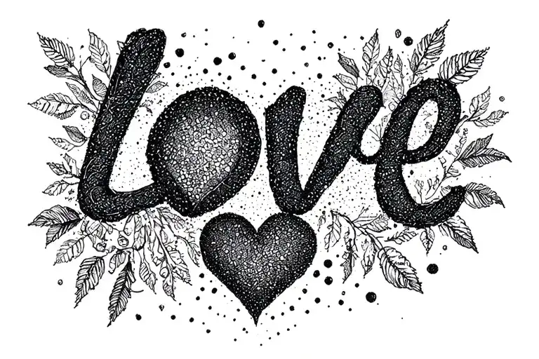 love yourself bts tattoo design idea