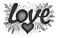 love yourself bts tattoo design idea