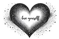 love yourself bts tattoo design idea