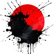 a sun melting into rain tattoo design idea