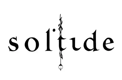 "Solitude " tattoo design idea