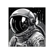 Astronaut Helmet leaking oxygen tattoo design idea
