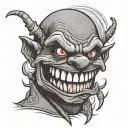 trollface tattoo design idea