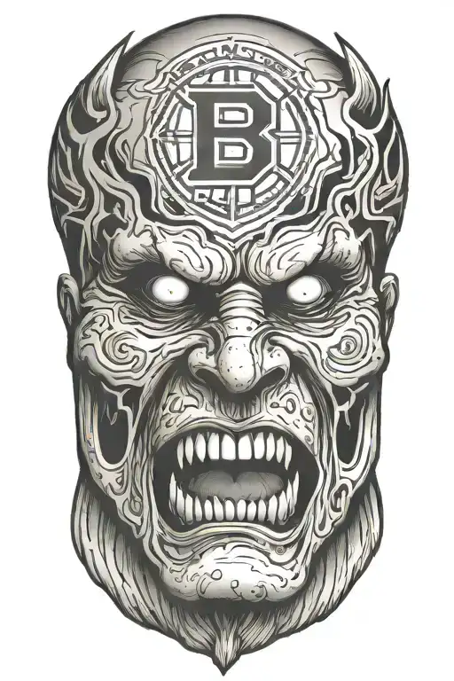 boston bruins tattoo design idea