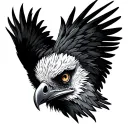 Harpy Eagle tattoo design idea