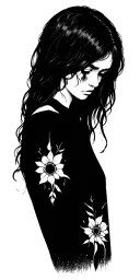 Depression tattoo design idea