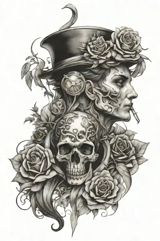immortality tattoo design idea