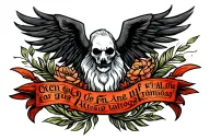 Psalms tattoo design idea