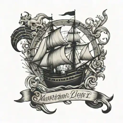 Maritime Life tattoo design idea