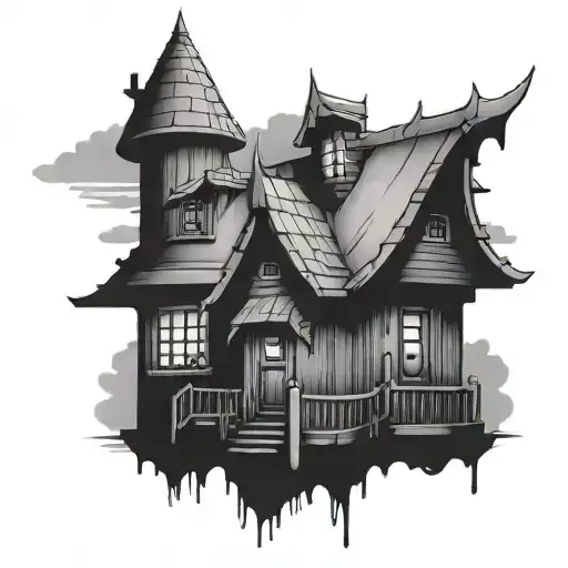 Kame House tattoo design idea