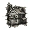 Kame House tattoo design idea