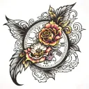 clock 11:08 tattoo design idea