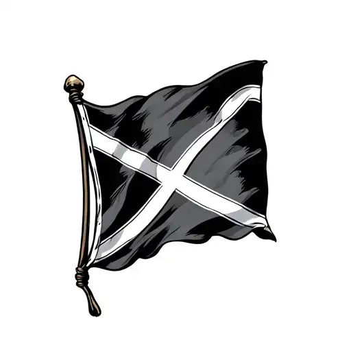 Rebel Flag tattoo design idea