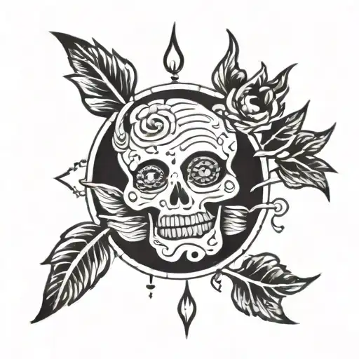 Depression tattoo design idea