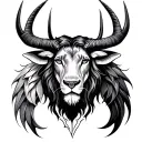 Include the following zodiac symbol, Gemini, Virgo, Leo, Taurus and make it a very unique tattoo design  tattoo design idea