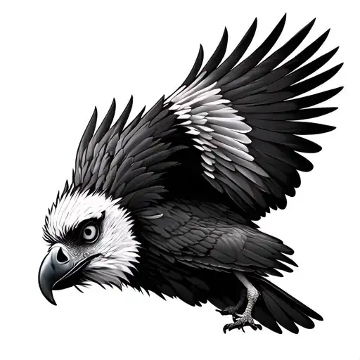 Harpy Eagle tattoo design idea