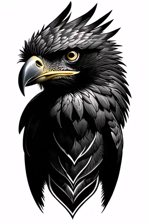 philippine eagle tattoo design idea